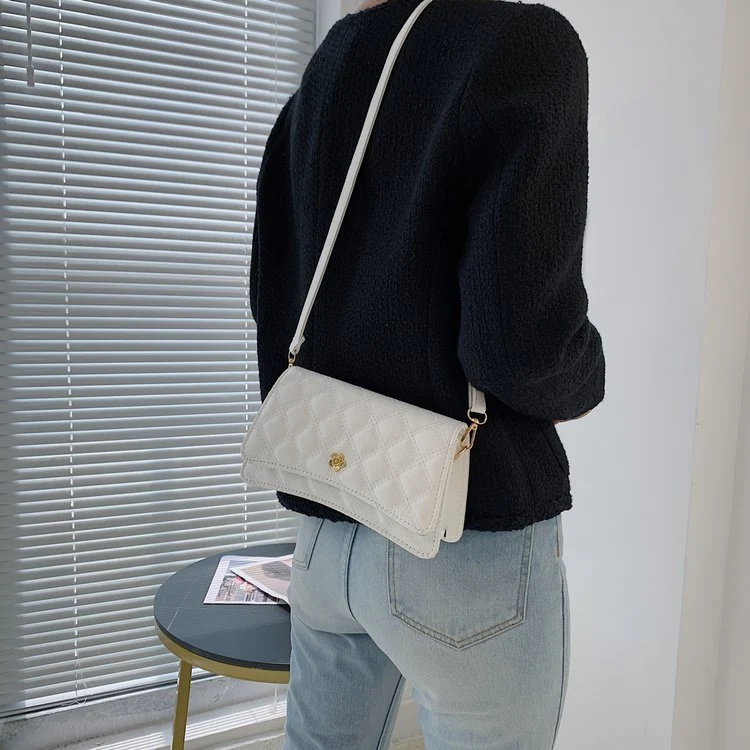 Bolsa Mensal PU Innovation de Ombro Único com Capa Proteção Ideal para Uso Diário e Estilo Sofisticado Resistente à Água Prática e Versátil — foto 9