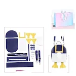 Duck butt material bag plus gi