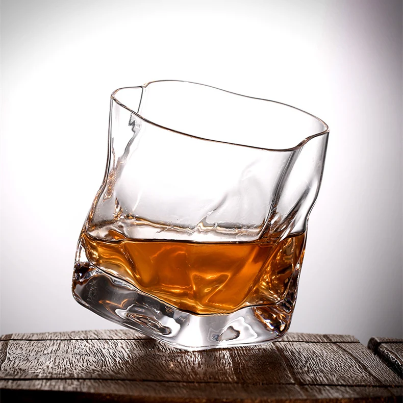Japanese Style Twisted Whiskey Bar Glass, high-quality foreign glass, elegant design, perfect for enjoying spirits and e — photo 4