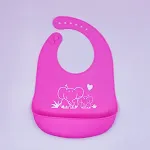 Babador de silicone com estampas de desenhos animados para bebês, à prova d'água e fácil de limpar, perfeito para refeições. — foto 22