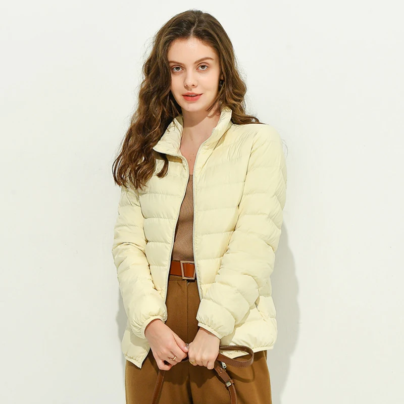 Outono e inverno estilo coreano jaqueta feminina com gola alta — foto 5