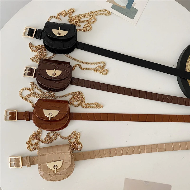 Cinto europeu e americano feminino fashion, bolsa de cintura versátil para decoração, realça a cintura e combina com tudo. — foto 6