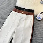 Waffle Casual Suit Pants Slim Fit Straight Leg Pants offer a comfortable and stylish fit for everyday wear. Enjoy modern — photo 17