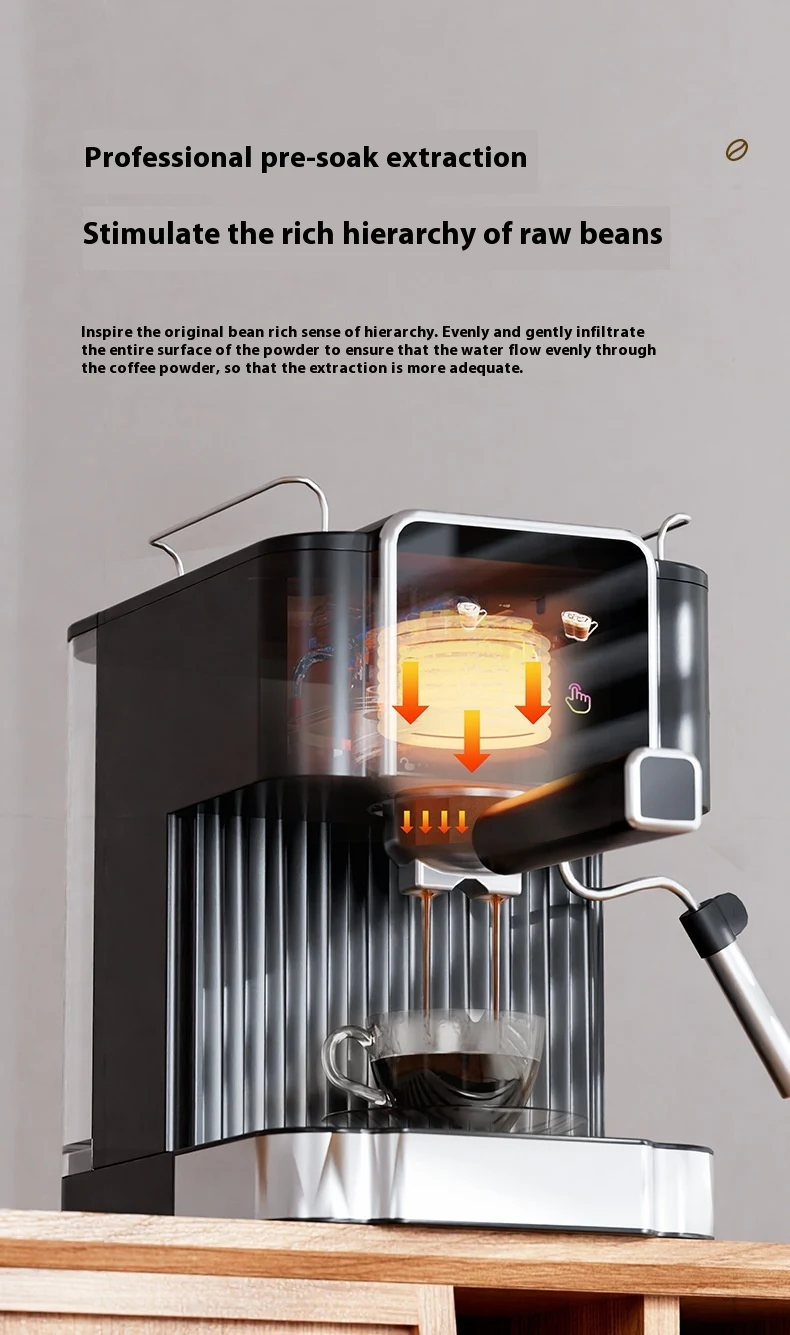 Italian Coffee Machine High-pressure Extraction. Brew rich, authentic espresso at home. Enjoy the perfect cup with this — photo 16