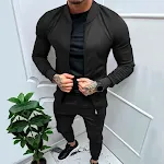Men's Contrast Color Jacket Spring and Autumn Reversible Stand Collar, the ultimate stylish and versatile outerwear. — photo 5