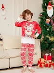 Cute Cartoon Deer Snowflake Random Printing Family Dress, a fun and adorable outfit for families to enjoy and create mem — photo 5