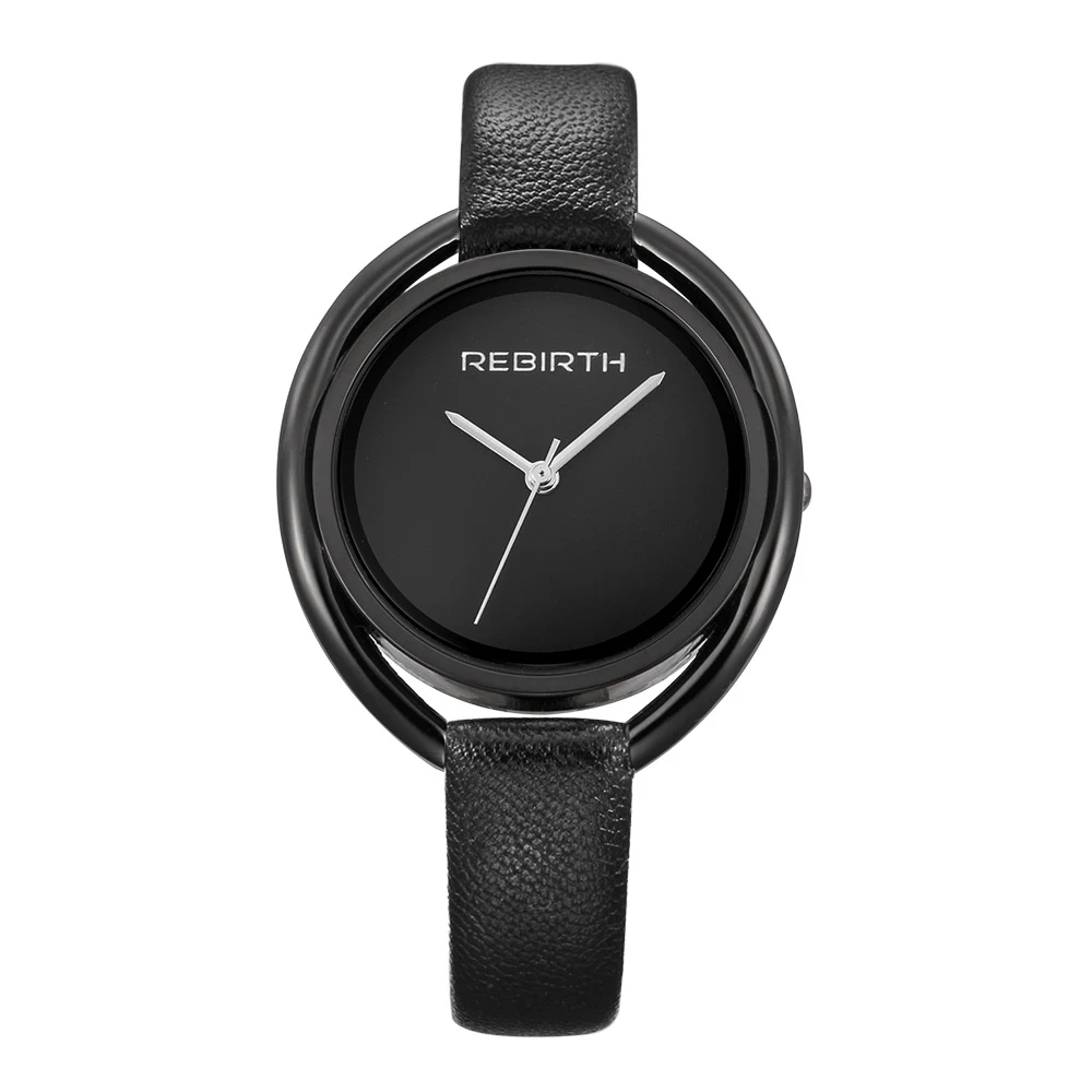 Rebirth re028 novo e criativo Shell Double Double Ladies Quartz Water Belt Watch — foto 4