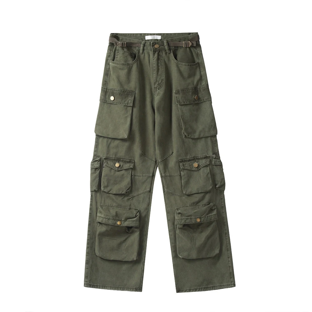 Multi-pocket cargo pants with three-dimensional patch pocket design. Durable, stylish, and functional for all your stora — photo 3