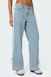 Jeans femininas modernas de pernas largas e soltas. Conforto e estilo para todas as ocasiões. Encontre o ajuste perfeito e arrase. — foto 5