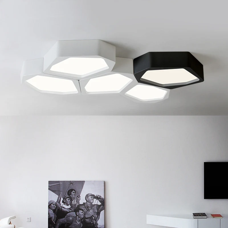 Title 2, Geometric Shaped Lights for Living Room and Bed...