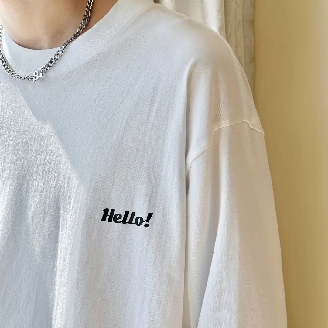 Title 4, Mens fashionable loose all-match crew neck inn...