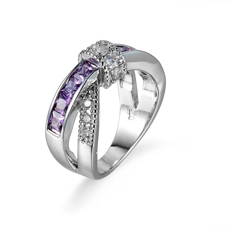 Anel de joia Creative Black Cross Cross Zircon, um acessório elegante e moderno para homens e mulheres, perfeito para expressar seu estilo único. — foto 6