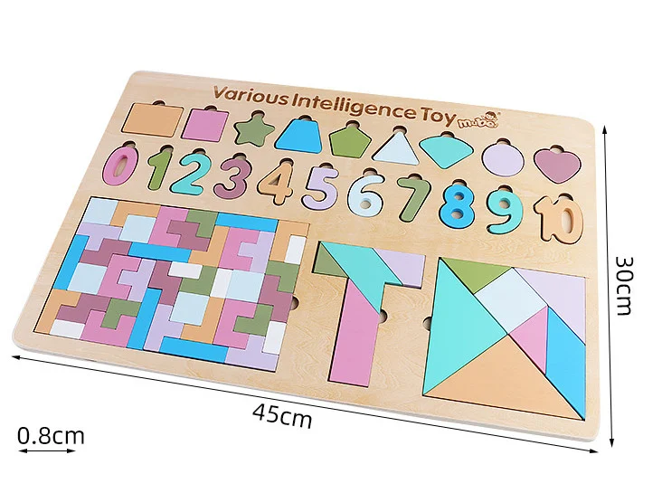Title 6, Multifunctional Puzzle Childrens Educational A...