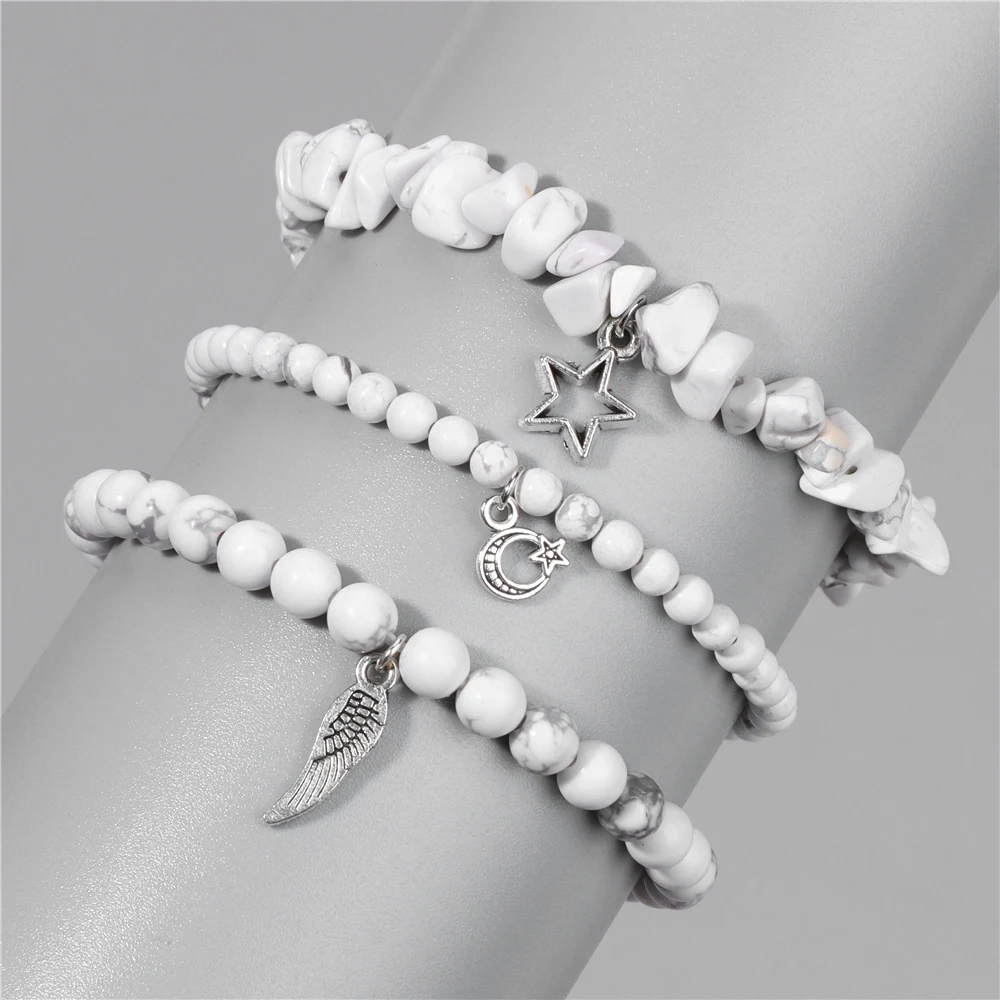 Pulseira Elástica de Pedra Natural Feminina. Elegância e Conforto em um Acessório Versátil para Complementar Seu Look Diário. — foto 15
