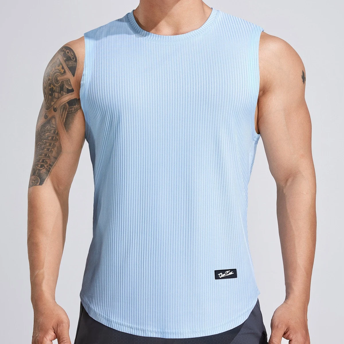 Title 6, Summer New Fitness Vest Mens Top, breathable a...