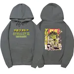 Suéter japonês da moda "Wild Vegetables Attack", com capuz, estilo japonês, venda quente transfronteiriça. Moletom estiloso e moderno. — foto 5