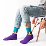 European and American Retro Abstract Art Van Gogh Oil Painting Socks. Comfortable and stylish socks for art lovers, a un — photo 10