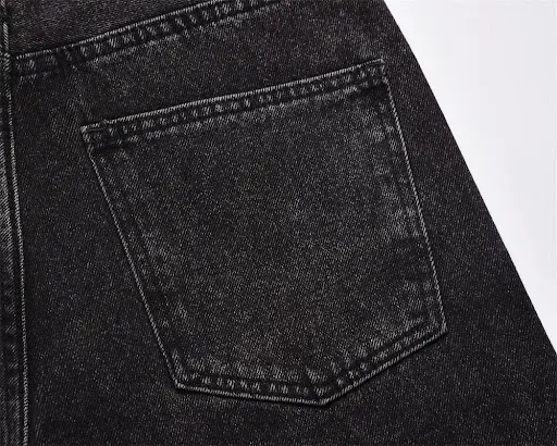Title 9, Mens Raw Edge Denim Trousers, a modern and sty...