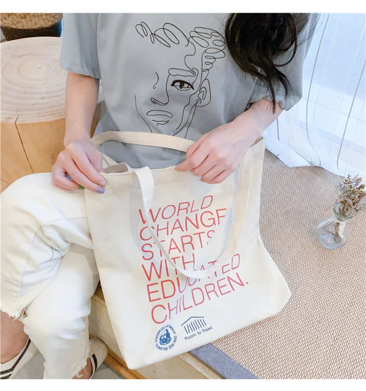 Japanese cloth student shoulder bag, durable and spacious, perfect for carrying books and school supplies daily, stylish — photo 3