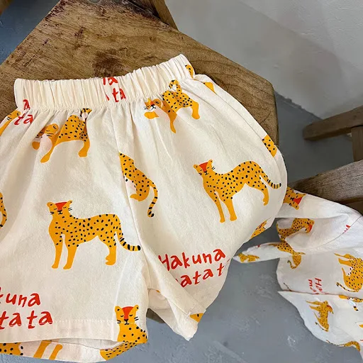 Title 6, Kinder casual huis kleding heren korte mouw Wes...