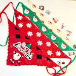 Lenço de cabeça de Natal feminino vintage de tricô para crianças, aquece e enfeita, perfeito para o inverno, um acessório charmoso e estiloso. — foto 8