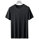 Men's Modal Short-sleeved T-shirt Summer Wear Lightweight Breathable Soft Comfortable Perfect for Hot Weather Casual Sty — photo 10