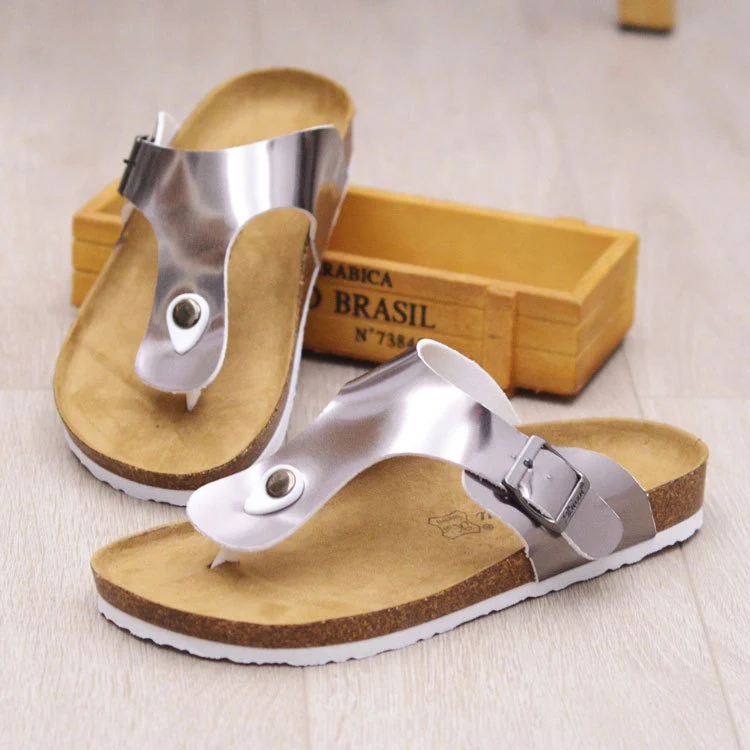 Sandalias Flip-Flops de Verano para Playa y Ocio para Parejas con Suela de Corcho, Zapatos de Playa Cómodos — foto 3