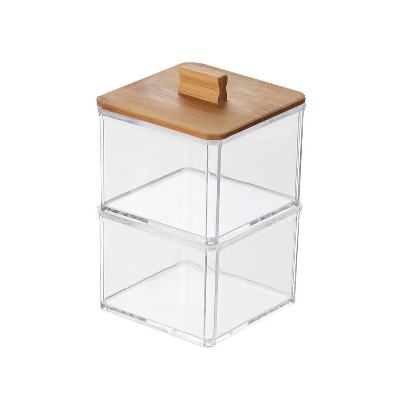 Title 1, Multifunctional wooden lid storage box. Organiz...
