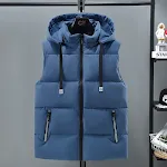 Warm Thickened Solid Color Vest For Men — A perfect winter essential, offering warmth, comfort and style with a versatil — photo 3