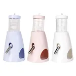 Small Animal Plastic Water Bottle with Stand Holder 2.7 oz No Drip Waterer for Hamster Guinea Pig Rabbit — photo 4