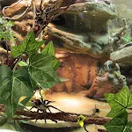 Reptile Climbing Vines with Leaves Terrarium Plant Decoration with Suction Cup for Amphibian Pet Lizard Snake 2 Pieces S — photo 6