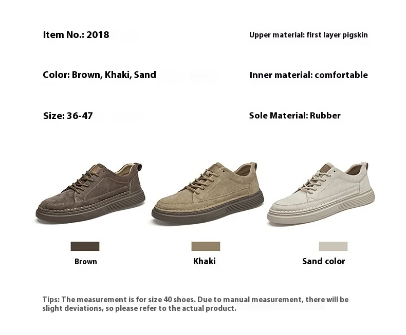 Title 38, Plus Size Mens Versatile Platform Casual Shoes...