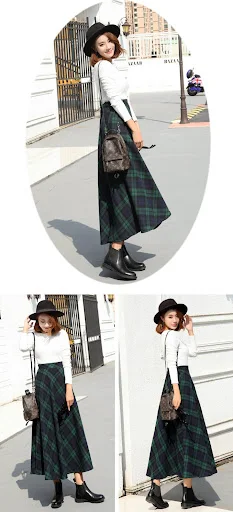 Title 2, Autumn and winter new high-waisted slim woolen ...