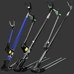 Suporte para vara de pesca em aço inox Black Diamond rugoso, resistente e seguro, ideal para montagem em torres e barcos. — foto 7