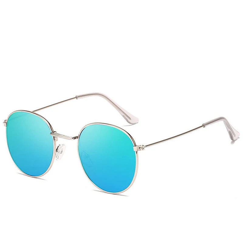 Title 14, All-match metal round sunglasses