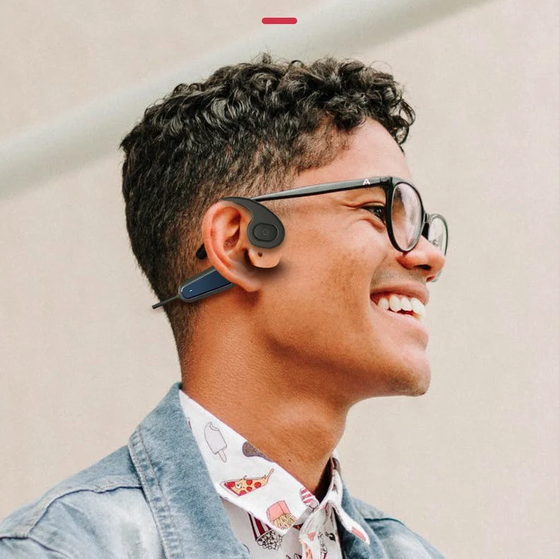 Title 5, Fone de ouvido Bluetooth sem fio de condução ós...
