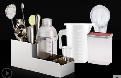 Title 2, Complete Cocktail Shaker Set Thickened Stainles...