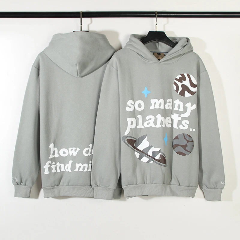 Moletom com capuz solto e estampa de estrela, perfeito para um visual casual e confortável, ideal para o dia a dia, leve e estiloso. — foto 7