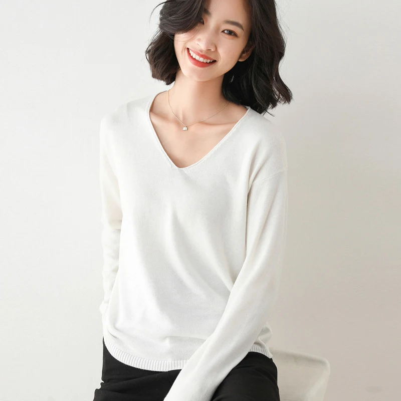 Title 11, Korean Style Loose Inner Sweater Women, All-mat...