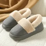 Dark gray cotton shoes