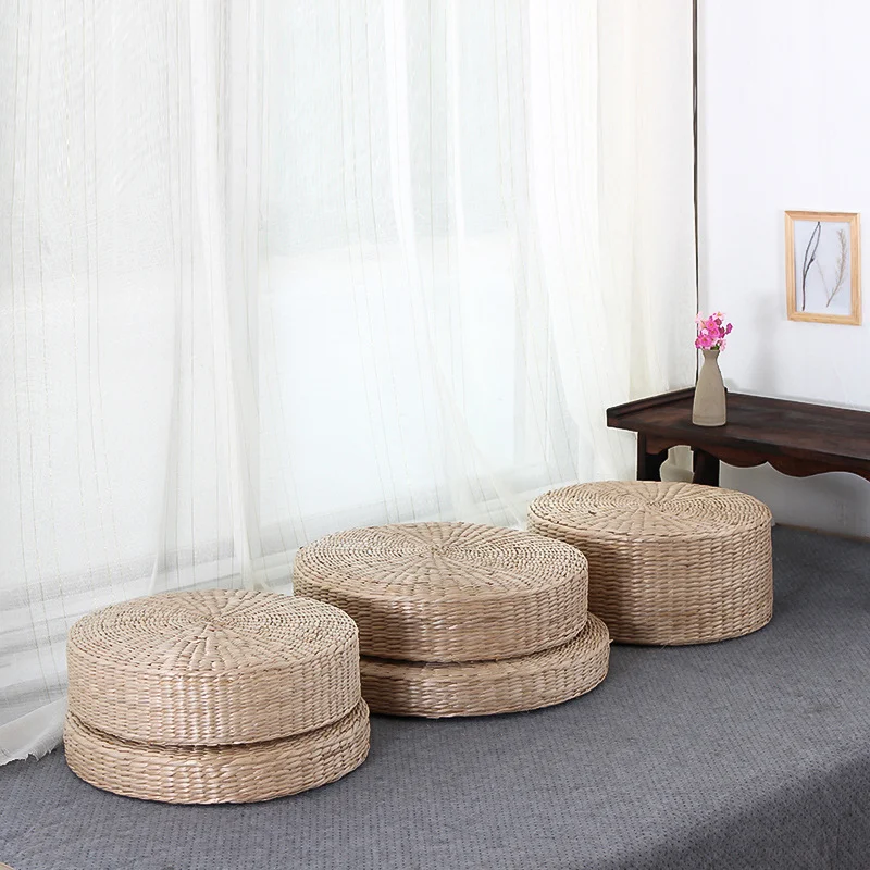 Title 1, Almofada Futon Tatami de Palha Tecida para Jane...