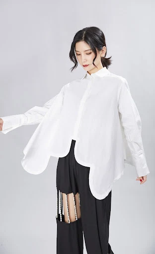 Title 24, Spring Womens Design Sense Irregular Loose Lo...