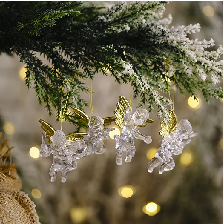 Title 4, Howe Christmas Decorations Transparent Angel Pe...