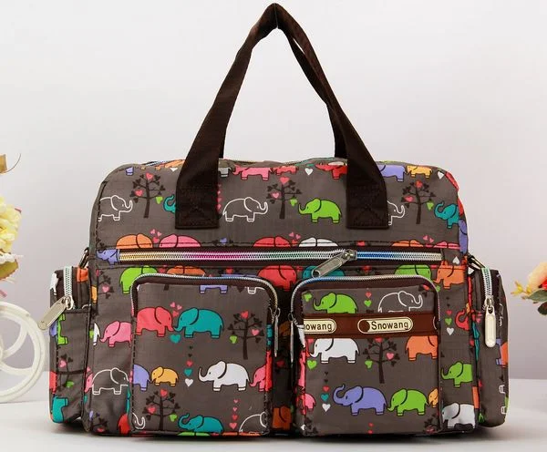Bolsa mensageiro de ombro portátil à prova d'água com estampa floral feminina, perfeita para transportar seus pertences com segurança. — foto 23