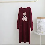 Dames ronde hals trui voor thuis. Comfortabele en stijlvolle homewear voor een ontspannen gevoel. Perfect voor luie dagen. — foto 4
