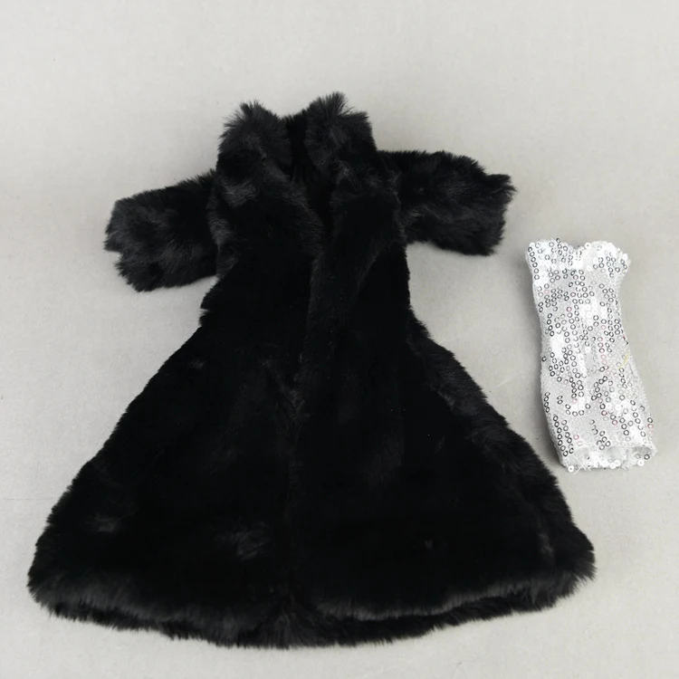 Super Fur Coat and Skirt Two Piece Suit. Luxurious warmth and style. Perfect for special events. A comfortable and sophi — photo 6