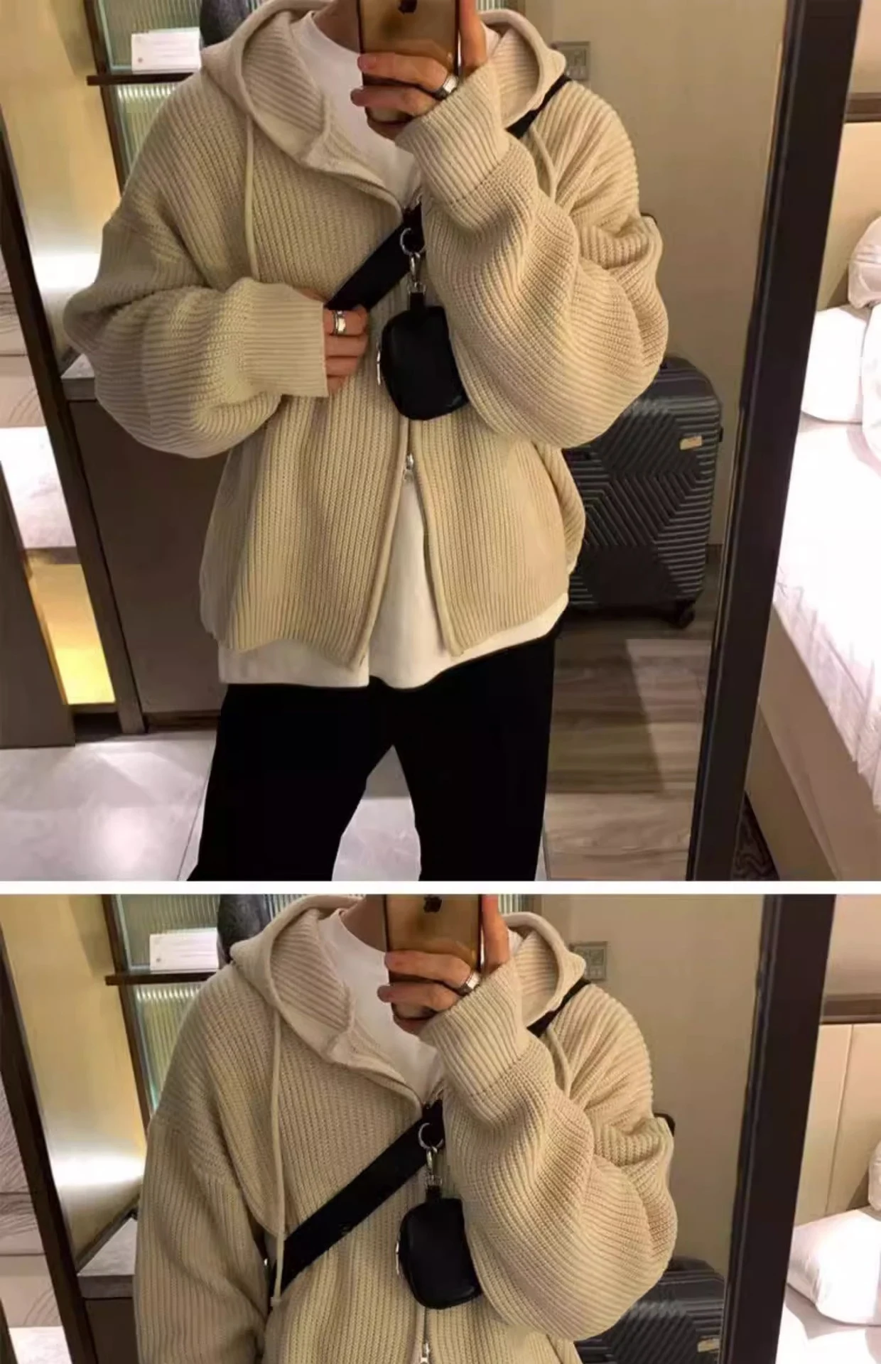 Retro Lazy Style Thick Trendy Cotton Knitwear. Stay warm and stylish with this comfortable knit sweater, perfect for a r — photo 21