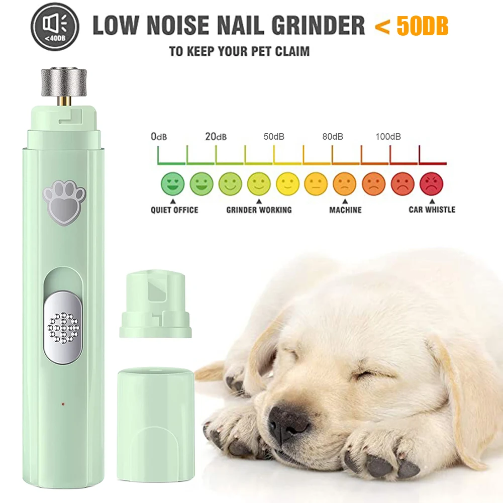 Title 4, Dog Nail Grinder 2-Speed with Polisher Electric...