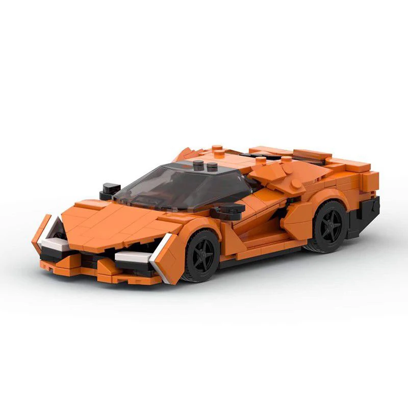 Kit de blocos de montar carro montado à mão — foto 11