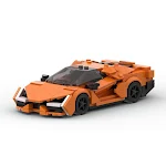 Kit de blocos de montar carro montado à mão — foto 11